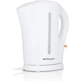 Orbegozo KT 6003 Hervidor de Agua 1.7L 1850-2200W Libre de BPA Filtro Extraíble Base Recogecables